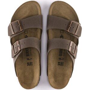 Birkenstock Arizona Birkibuc - Color: Mocha